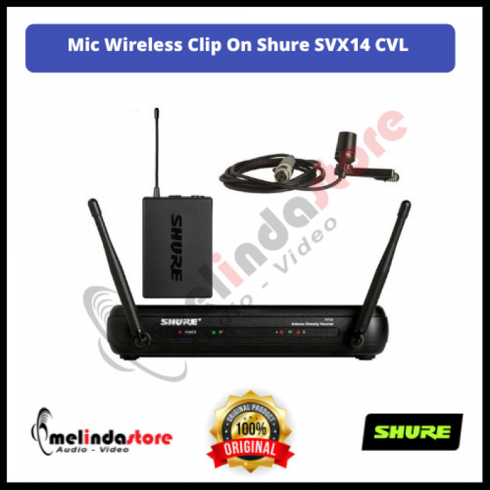 Microphone Wireless Shure SVX14A/CVL | Wireless Mic Shure Clip On